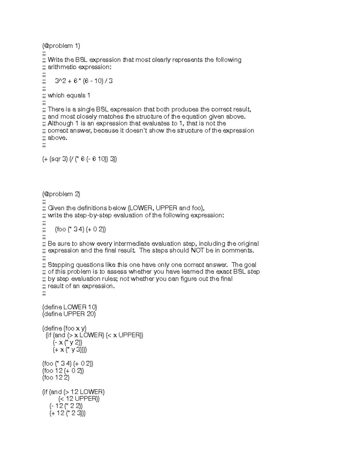 Problem Set 1 CPSC 110 - PSet 1 - CPSC 110 - UBC - Studocu