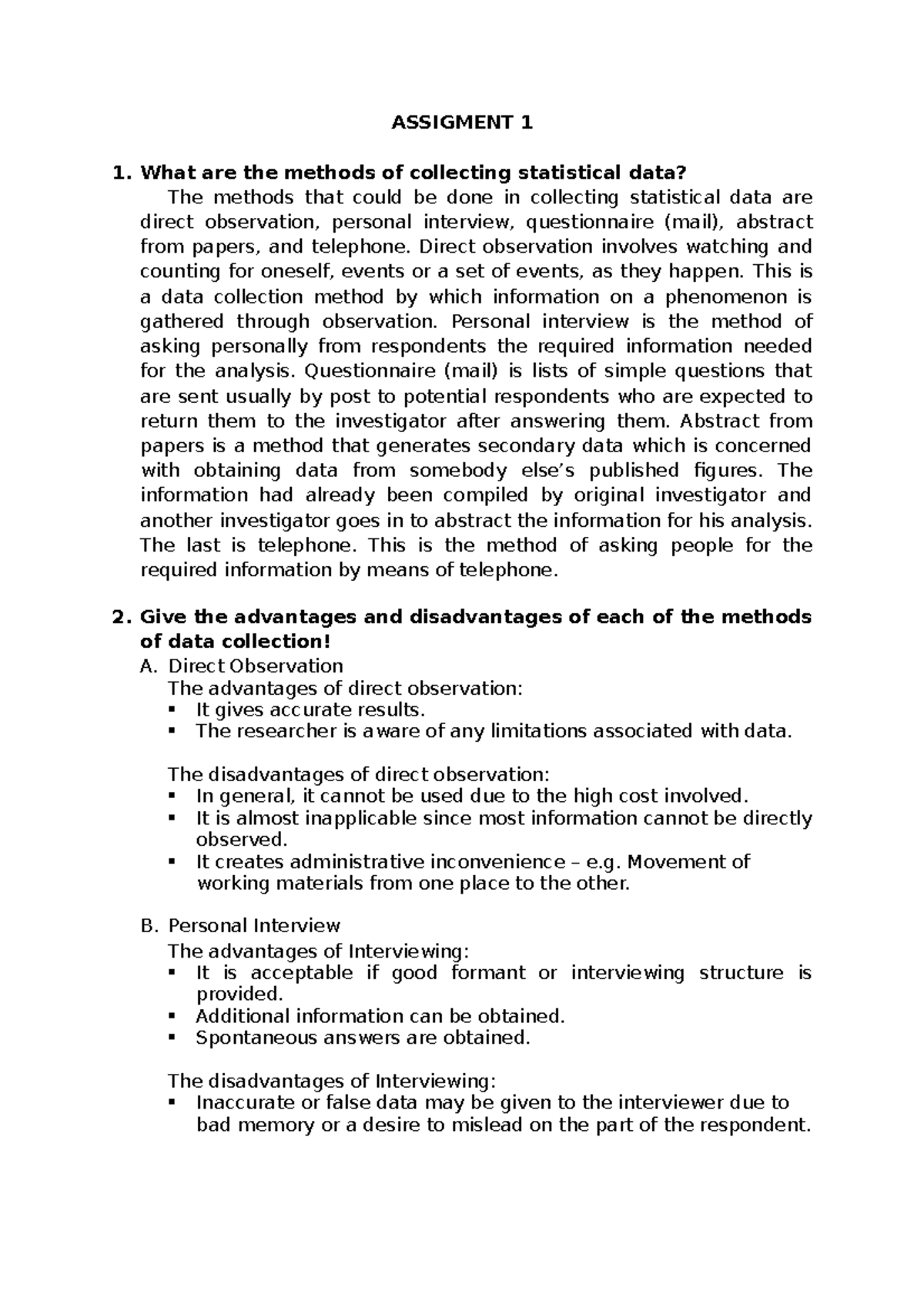 statistic-assignment-1-assigment-1-what-are-the-methods-of-collecting