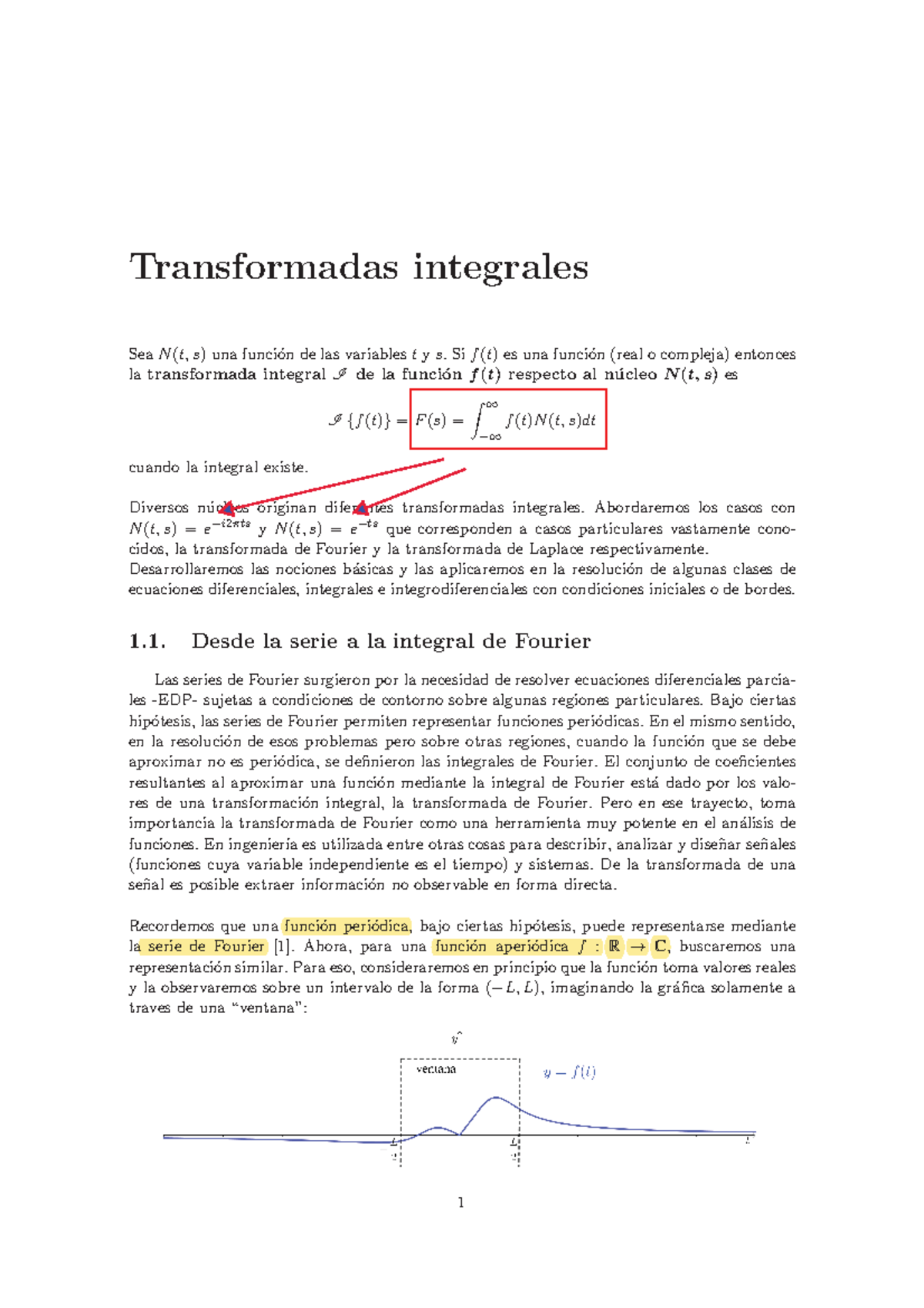 MOD I-Transformacion Fourier-con-comentarios-clase 29-9 - Transformadas ...