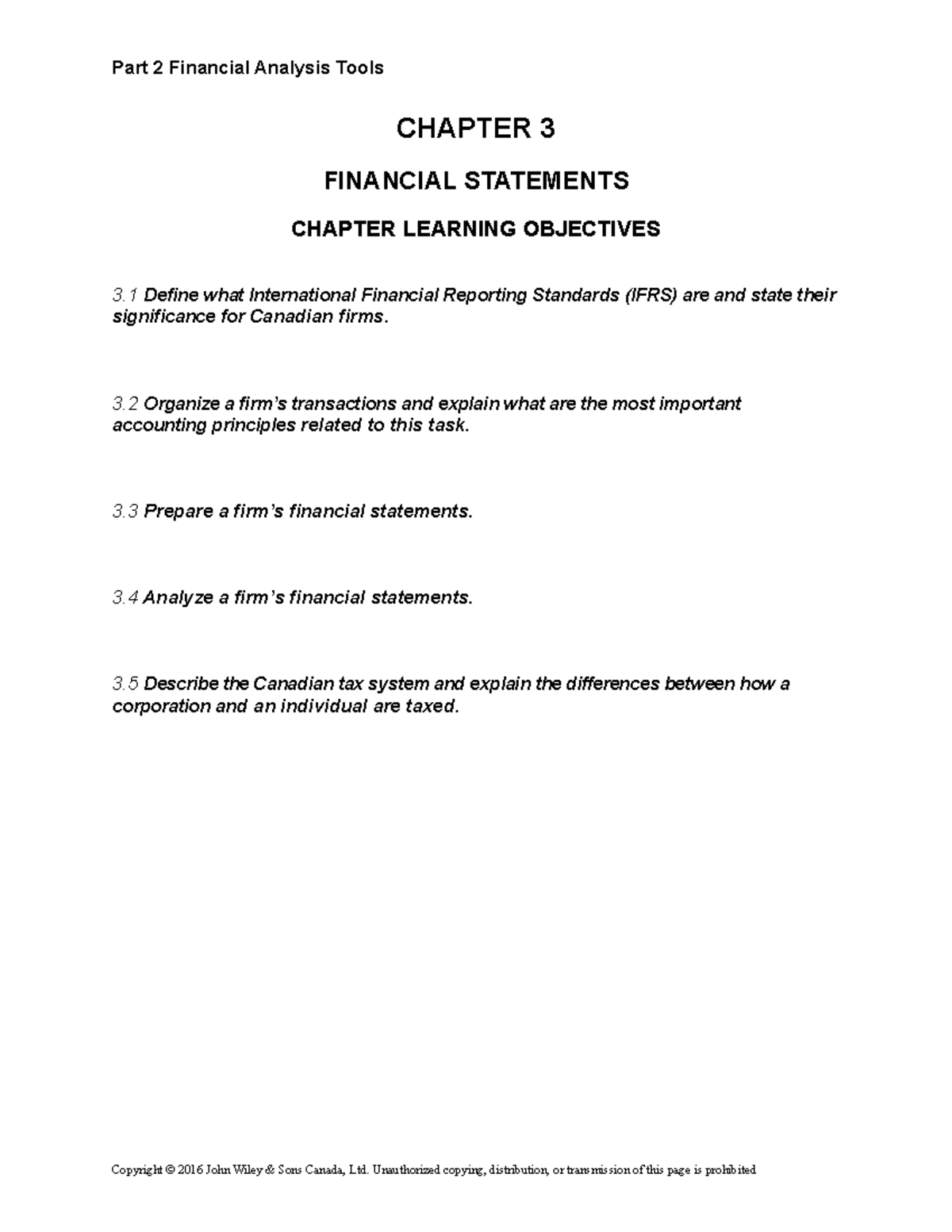 Tb03 - Test Bank Solution - Part 2 Financial Analysis Tools CHAPTER 3 ...