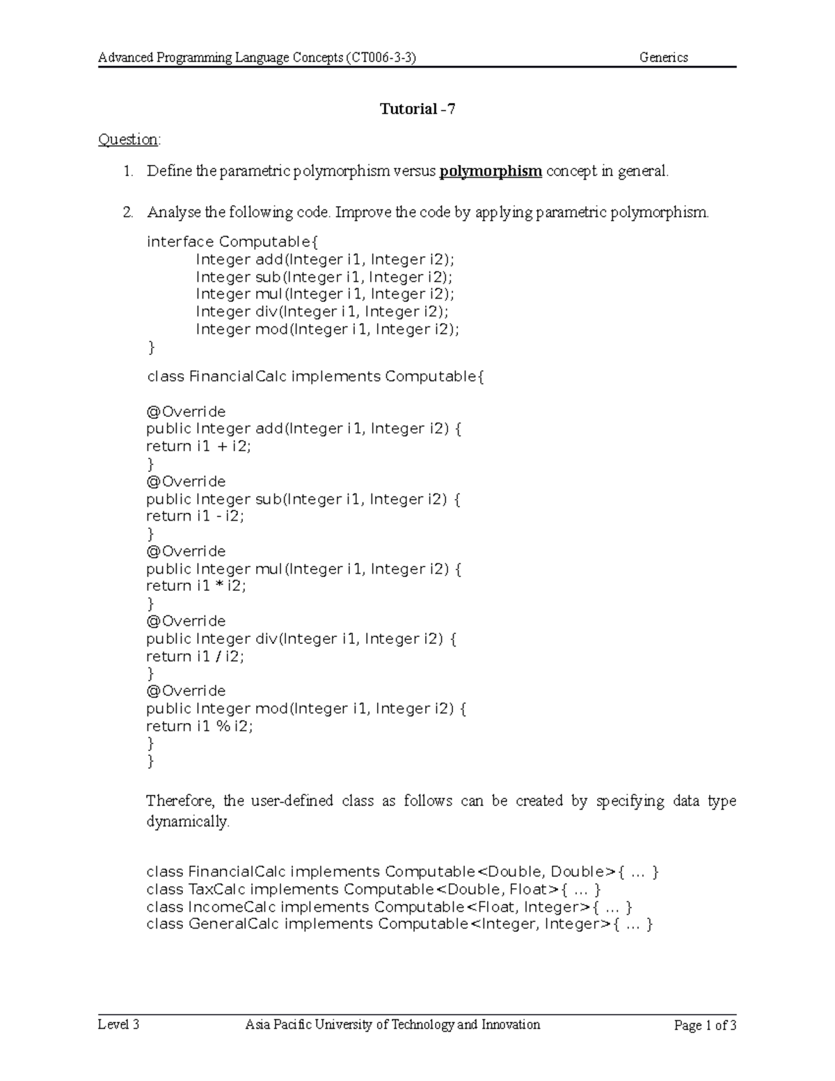 Tutorial-7 - aaaaaaaaaaaaaaaaaaaaaaaaaaaaaaaaaaaaaaaaaaaaaaa - Advanced ...