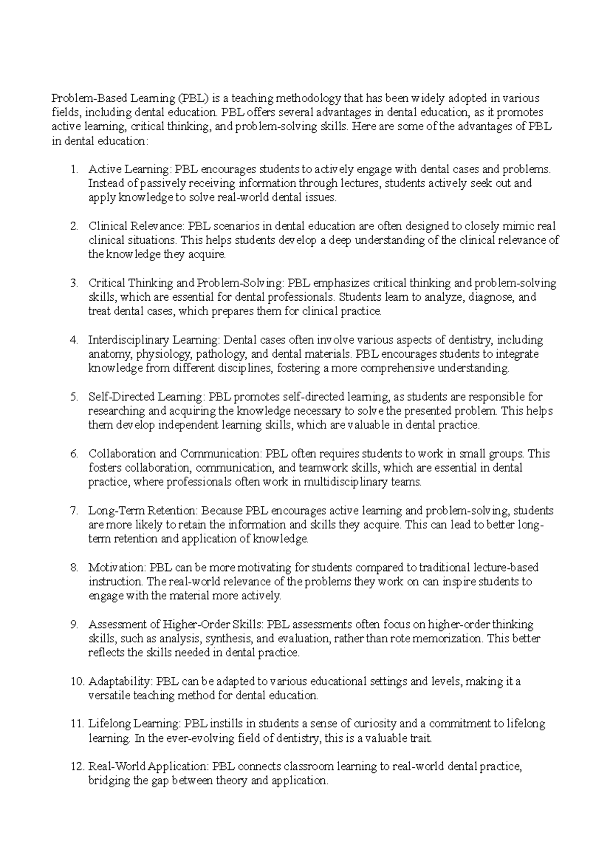 PBL - A strategy to learn social sciences - Problem-Based Learning (PBL ...