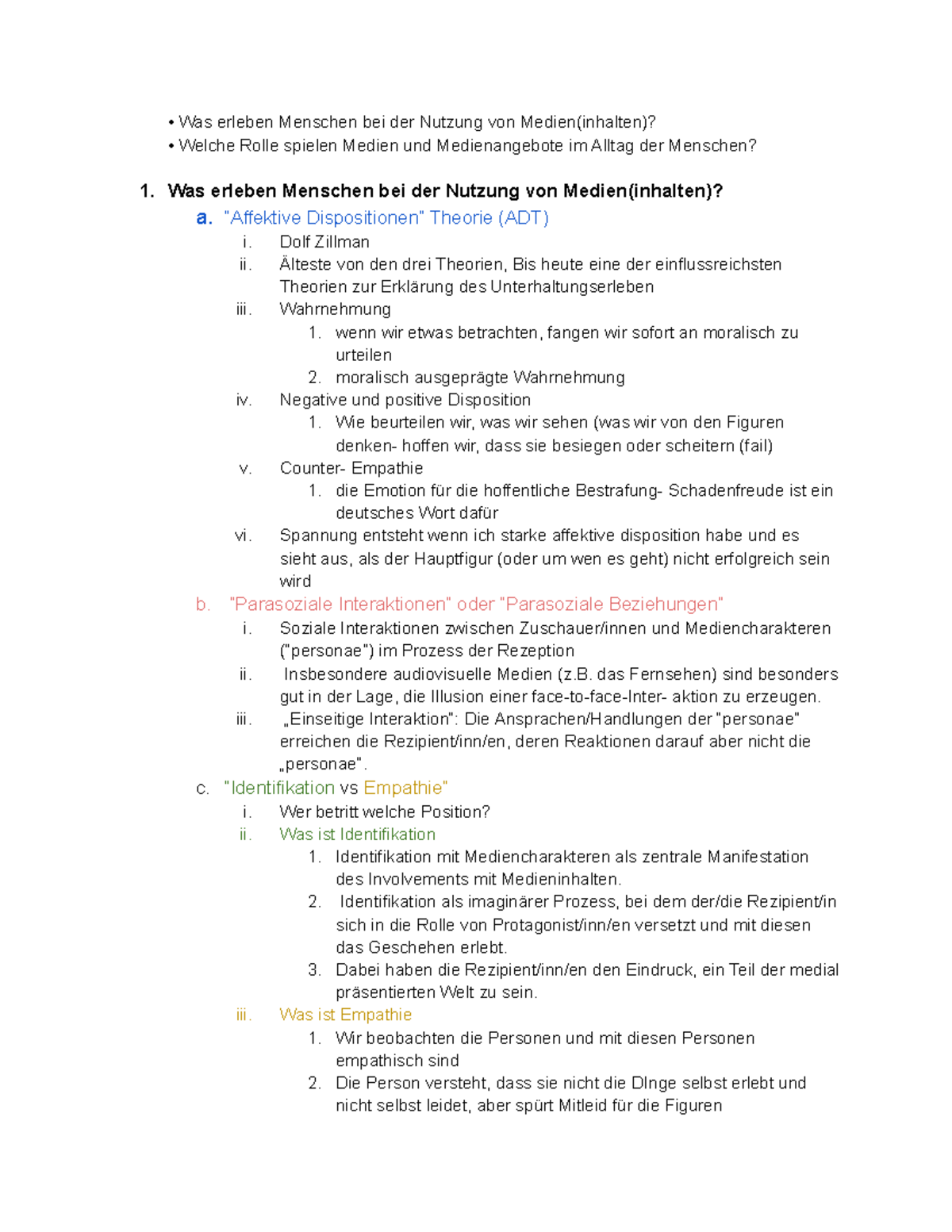 MKW Leitfrage 10 - Zusammenfassung Einführung in die Methoden der MKW