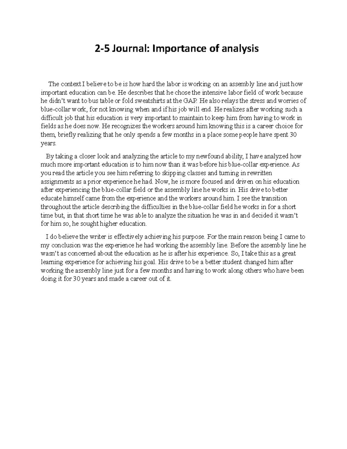 2-5-journal-importance-of-analysis-assigment-2-5-journal-importance