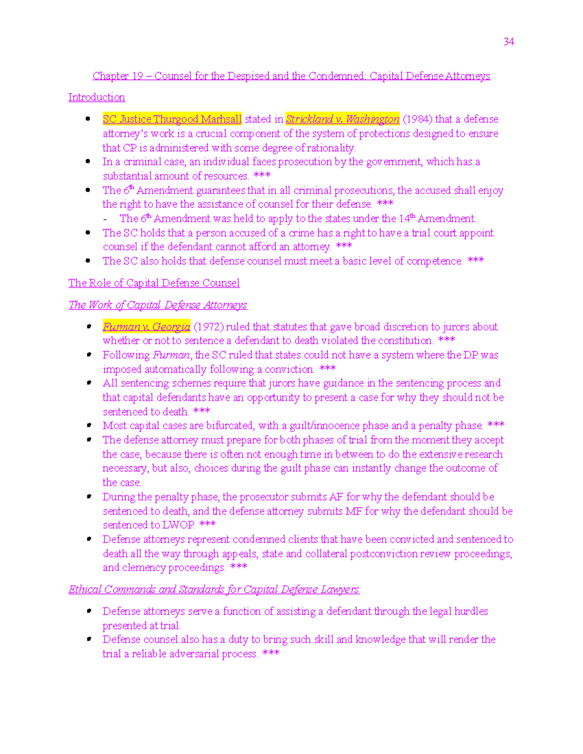 Chapter 19 Notes - 34 Chapter 19 – Counsel for the Despised and the ...