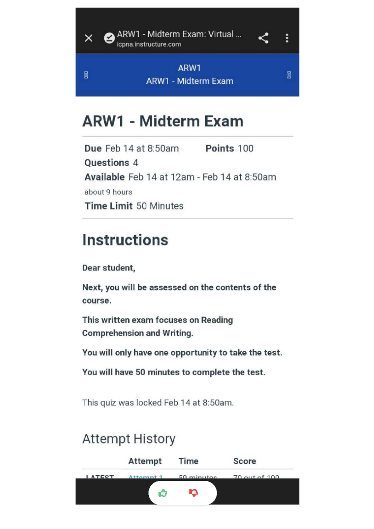 Midterm Exam Avanzado 10 Compress X Arw1 Midterm Exam Virtual Icpna Midterm Exam Avanzado 10 Compress X Arw1 Midterm Exam Virtual Icpna