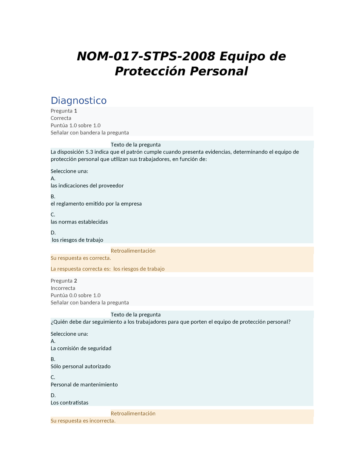 Nom Stps Procadist Nom Stps Equipo De Protecci N Personal Diagnostico