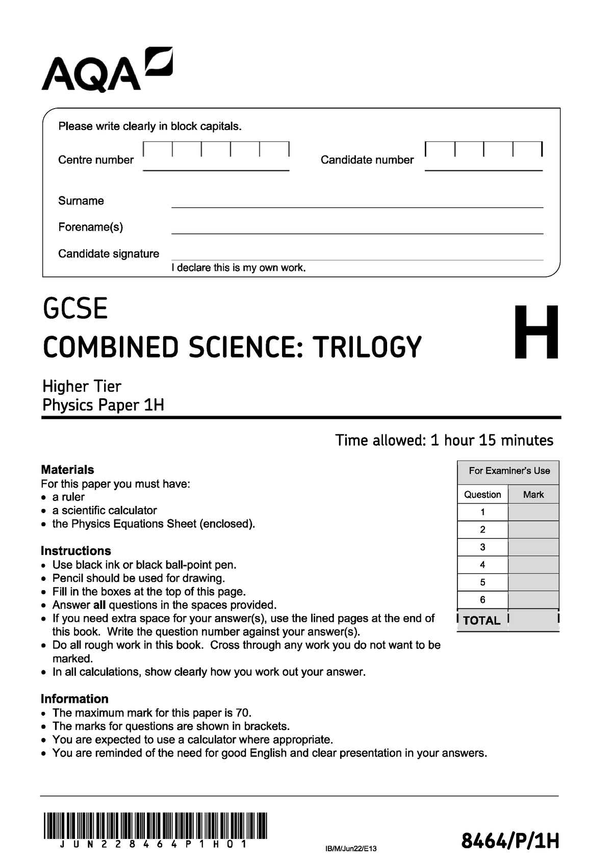 aqa coursework deadlines 2022