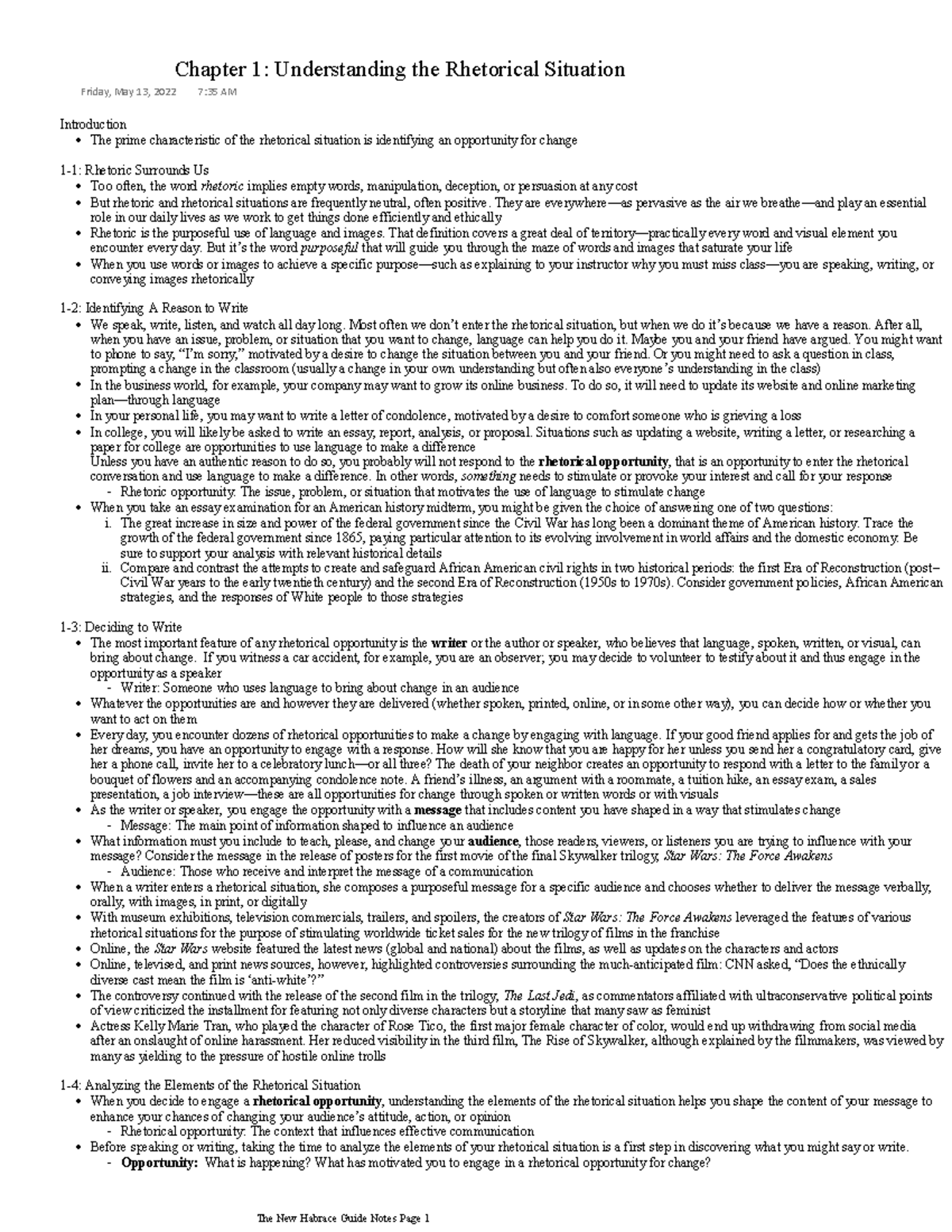 English Composition Textbook Notes Chapter 1 Introduction The prime