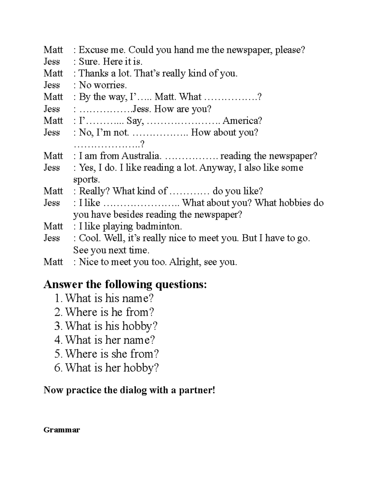 90661 1635825195 h Qg63g QX Matt Excuse me. Could you hand me the