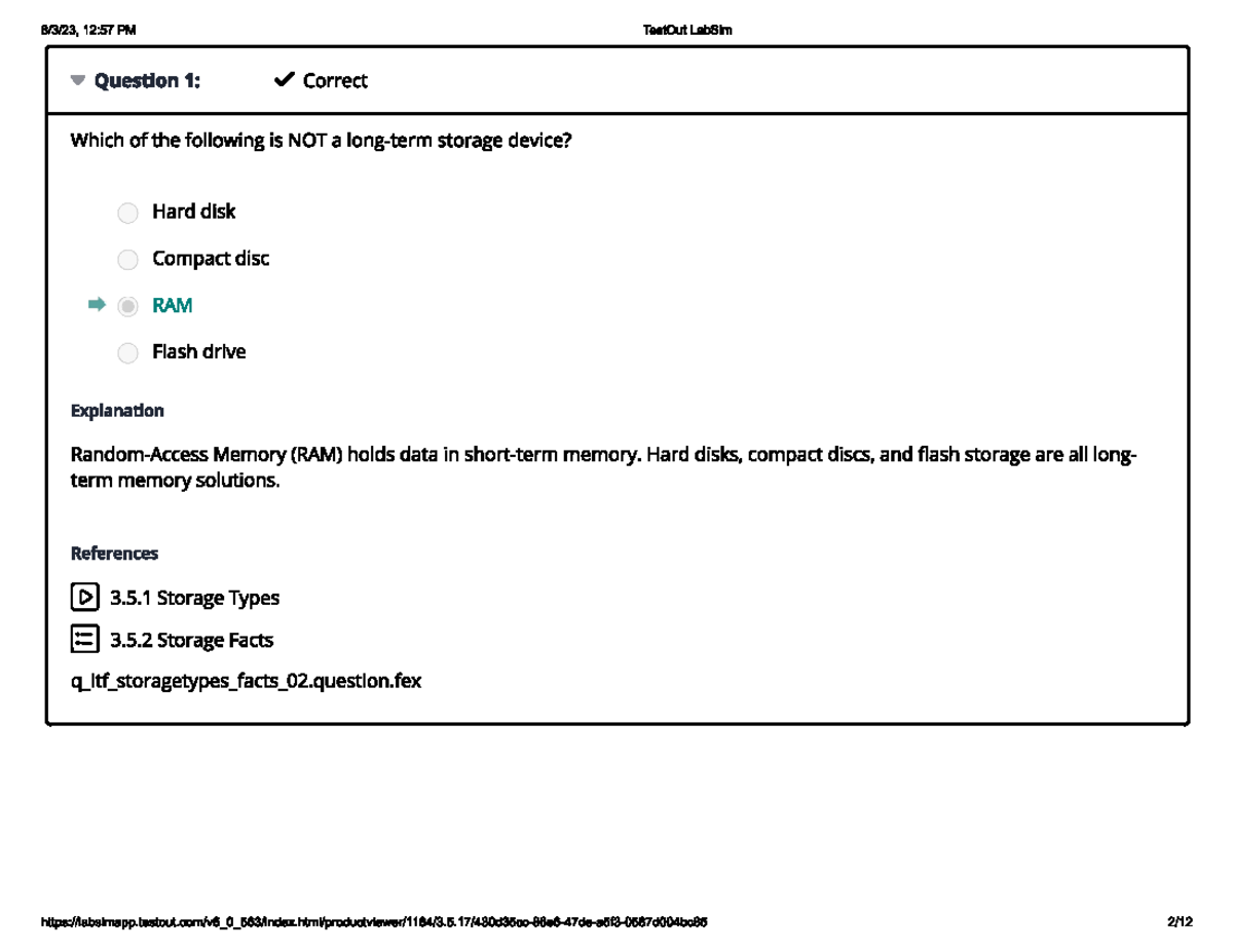 3 5 17 Testout QUIZ Quiz IT200 Studocu