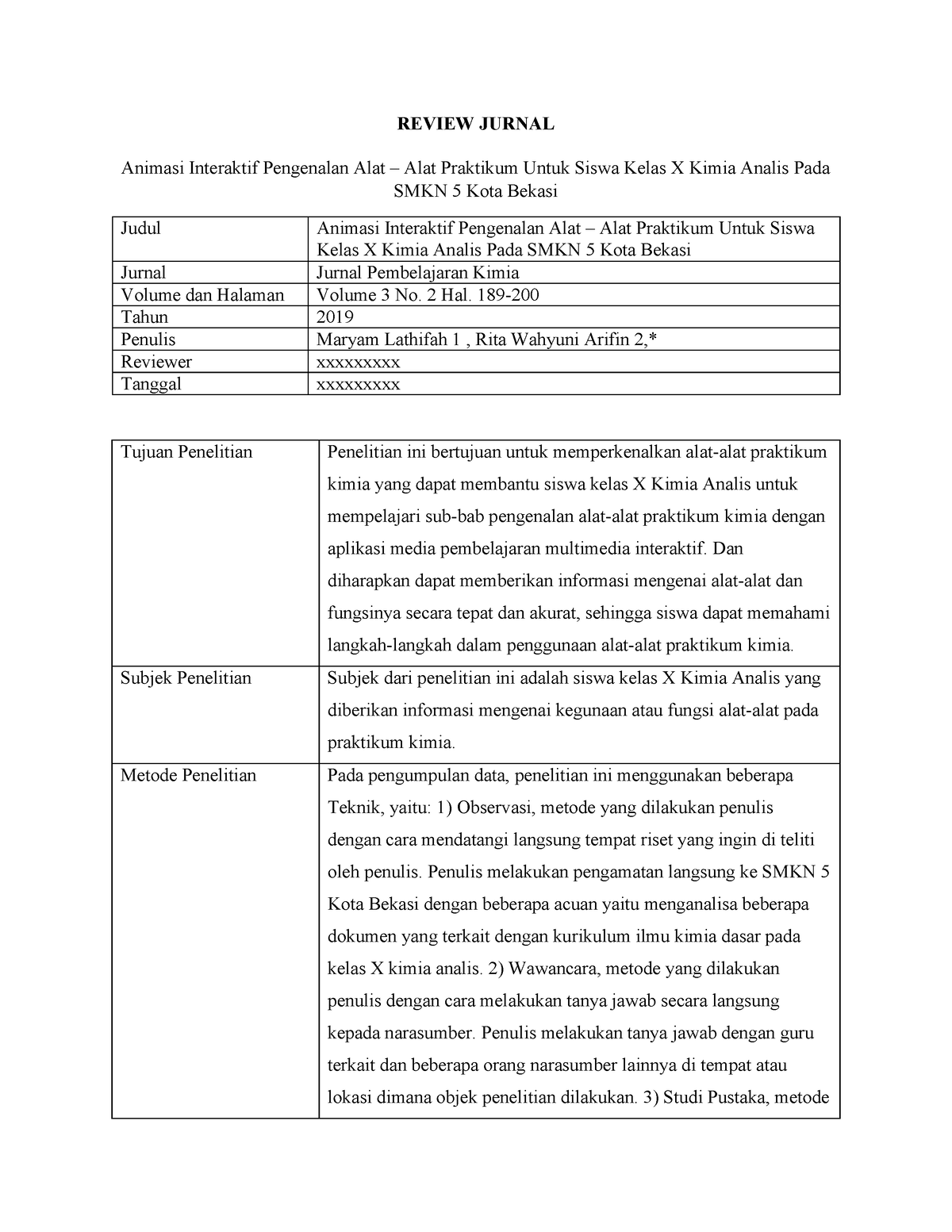 Hasil Review Jurnal 2 - Okay - REVIEW JURNAL Animasi Interaktif ...