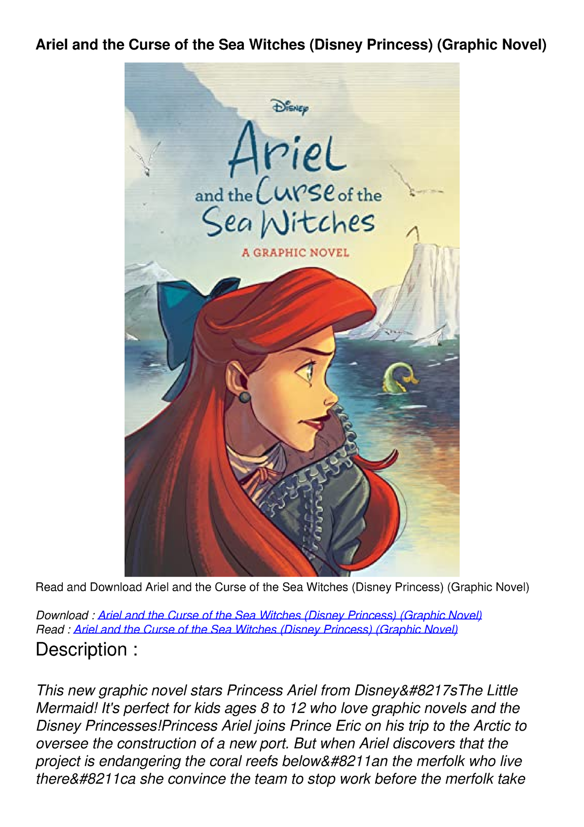 PDF_ Ariel and the Curse of the Sea Witches (Disney Princess) (Graphic ...