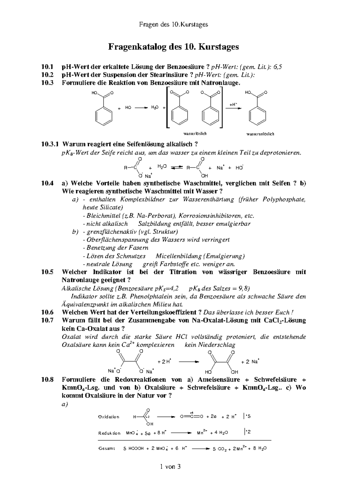 Kurstag 10 08le05p Id0061 Uni Freiburg Fragen Des 10 Kurstages Fragenkatalog Des 10 Kurstages 10 10 10 Der Erkaltete Der Gem Lit Der Suspension Der Gem Studocu