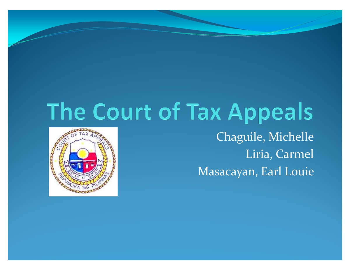 Scfull.com_the-court-of-tax-appeals. - GĄ ăėąĈāD2wą ĄāĈĈā VąĔą D2g ĔĉāĈ ...