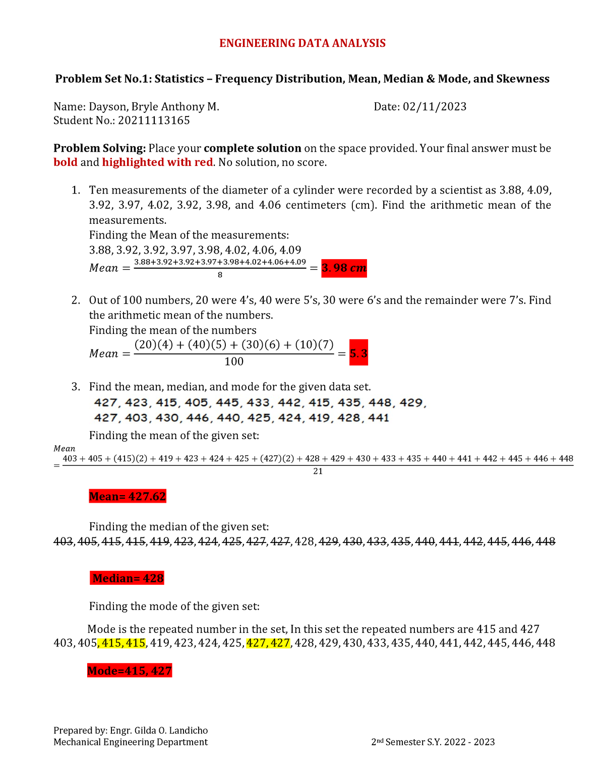 dayson-problem-set-no-1-mean-median-and-mode-engineering-data