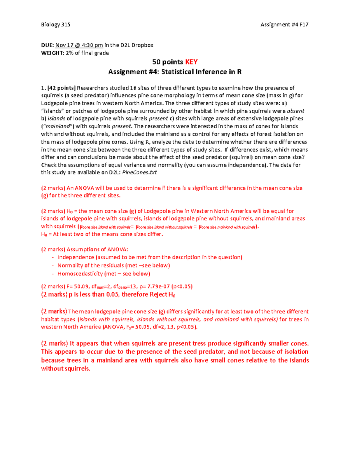 mastering biology assignment 4 answers