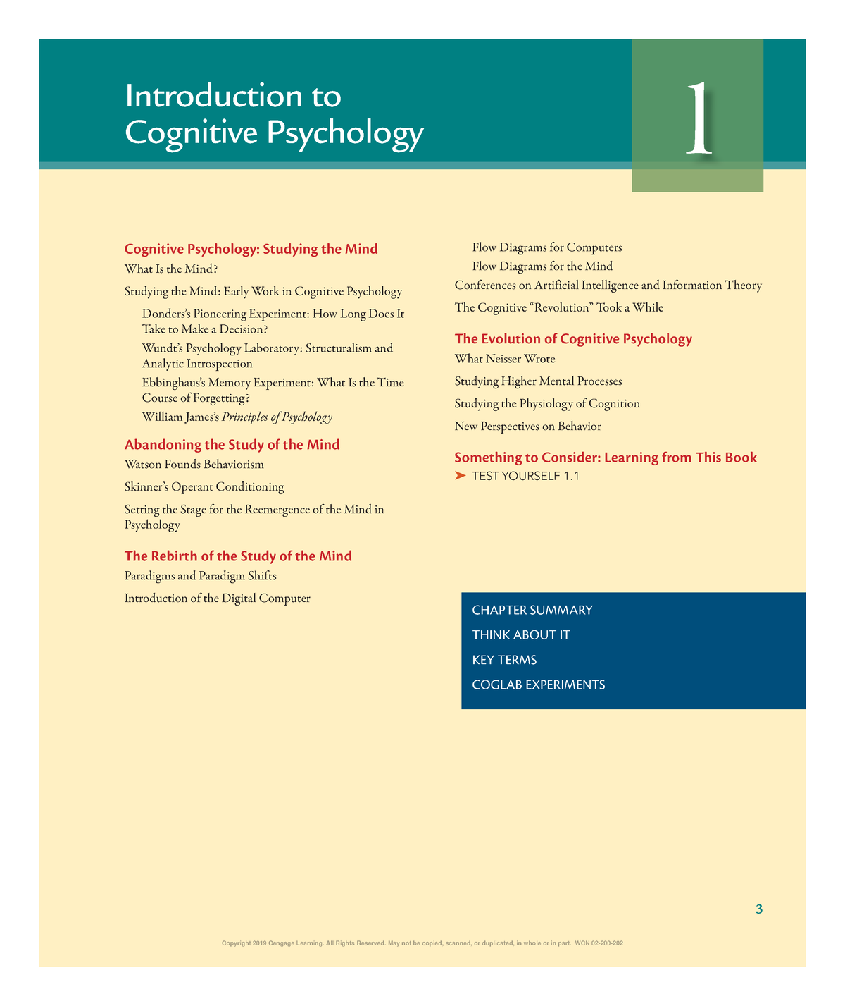 Goldstein (2019 ) Cap 1 - Introduction to Cognitive Psychology - 1 ...