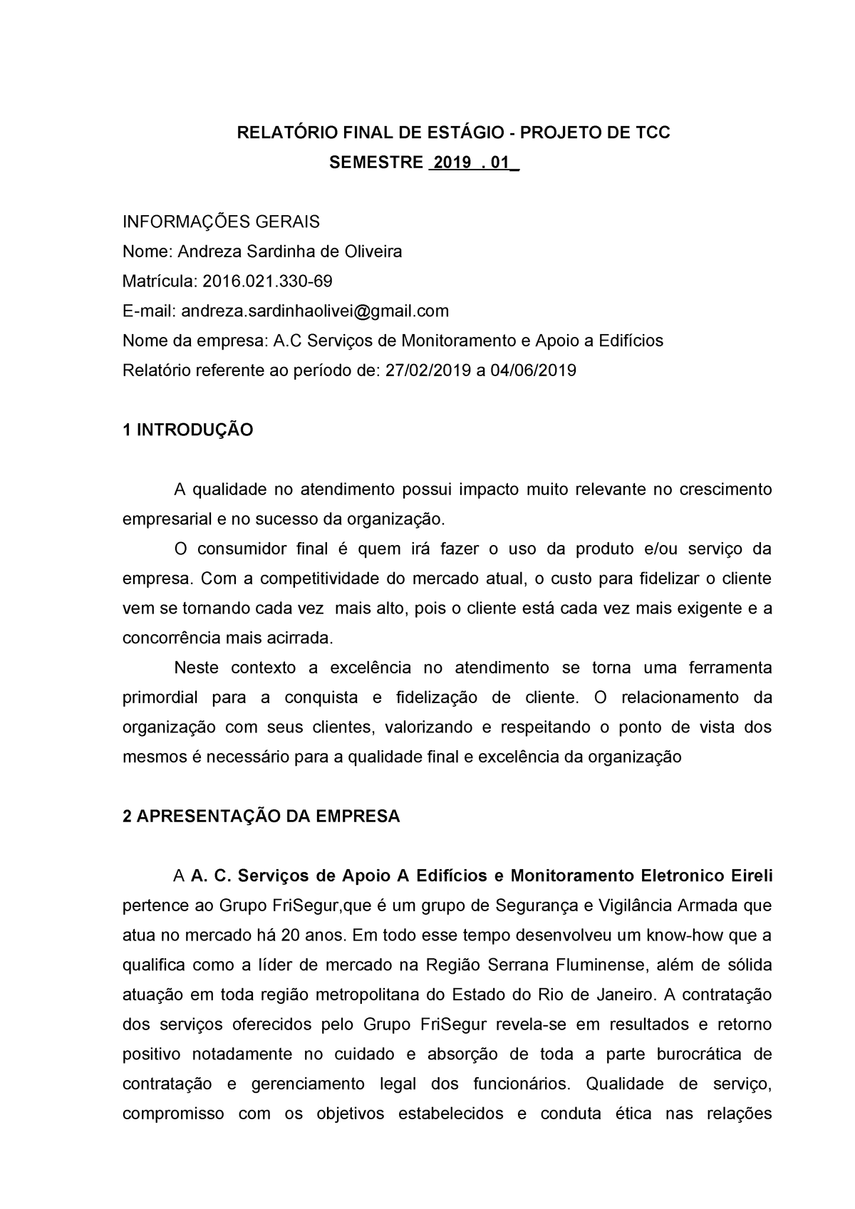 Como Fazer Relatorio De Aula Pratica 6364