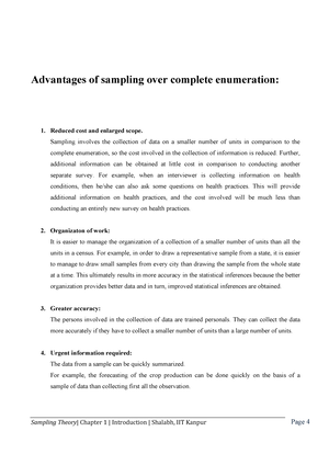 Principle Steps In Sample Survey - Sampling Theory| Chapter 1 ...