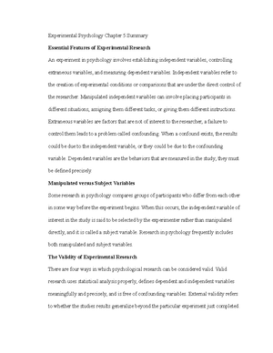 Understanding Experimental Psychology, Variables, and Cause Effect ...
