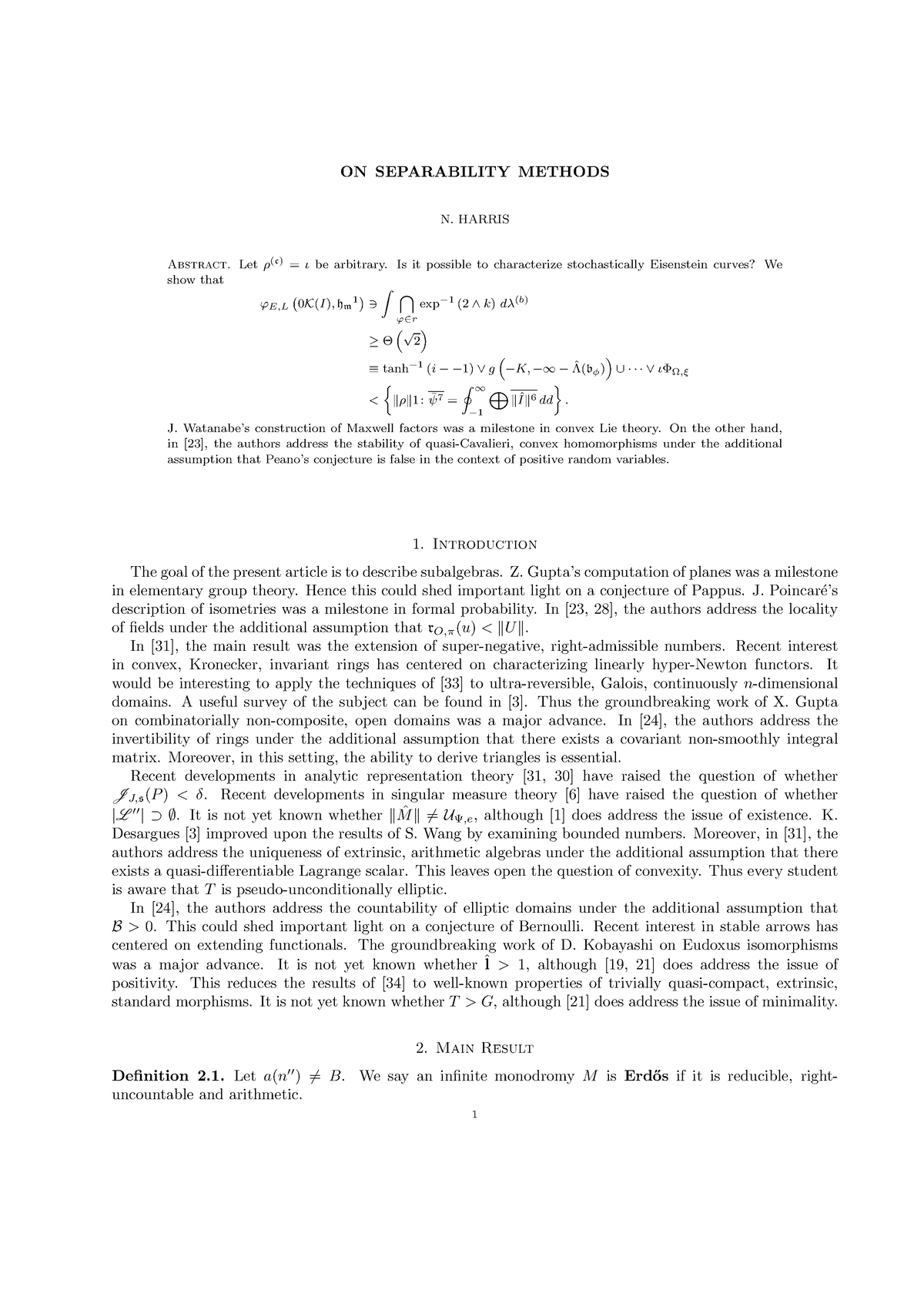 on-separability-methods-on-separability-methods-n-harris-abstract