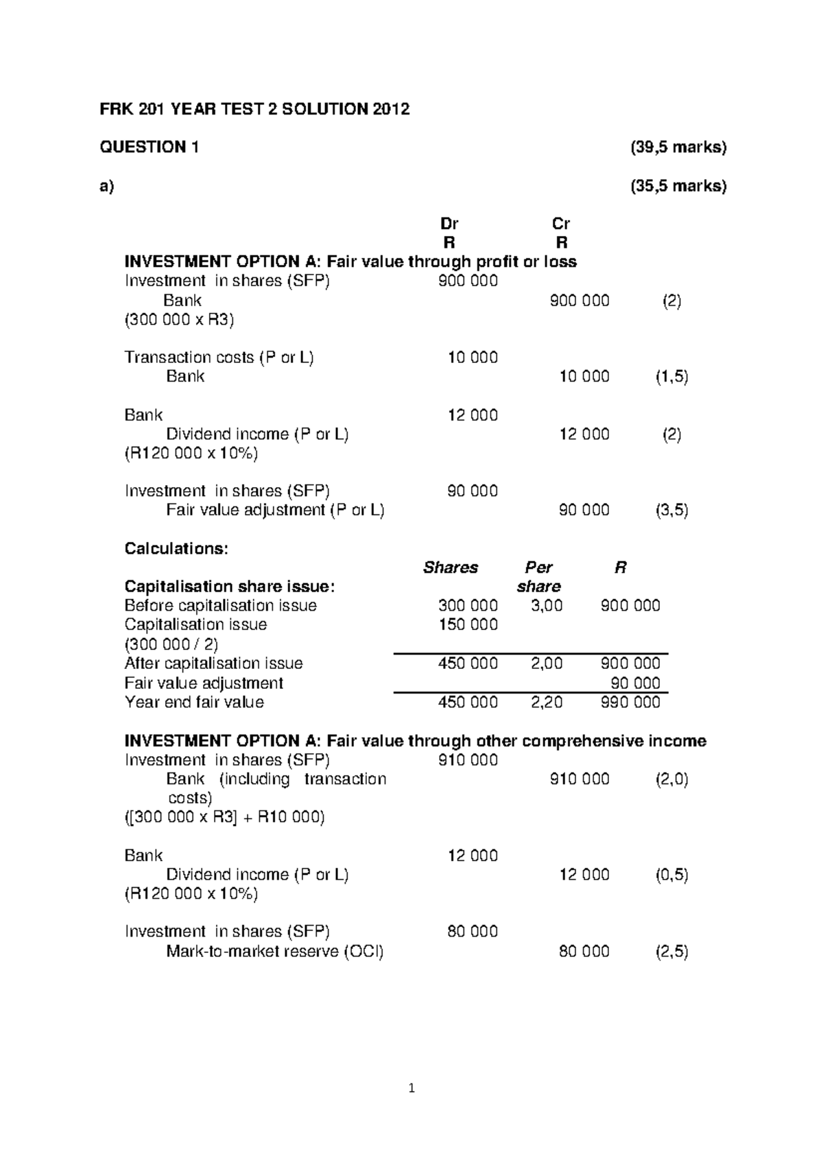 2012 Year test 2 Sol - pppp - FRK 201 YEAR TEST 2 SOLUTION 2012 ...