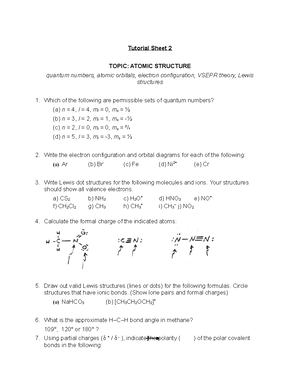 Lab 4 - results - HCH131 Organic and Physical Chemistry Experiment 4 ...