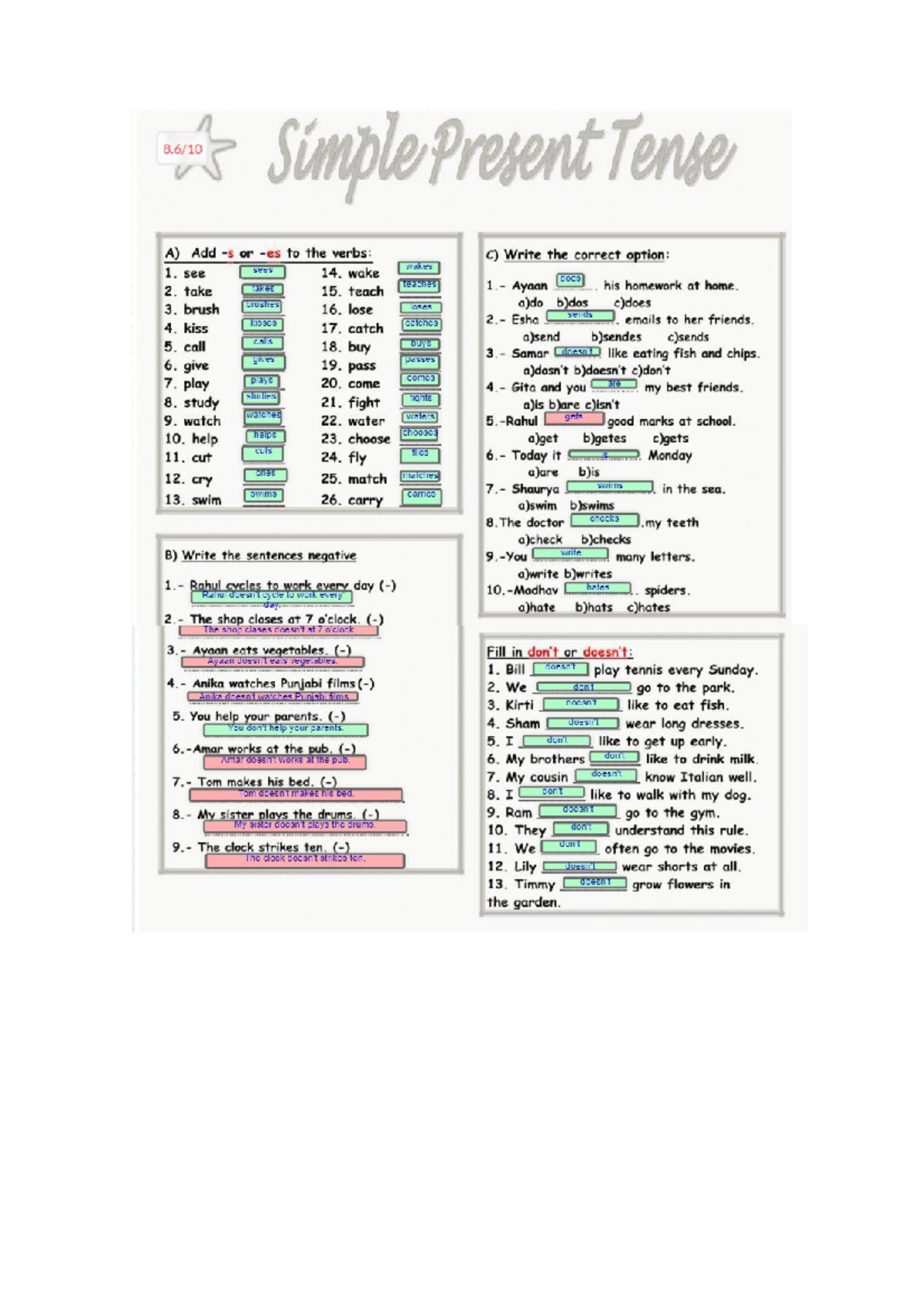 Homework 2 - Ingles basico - Studocu