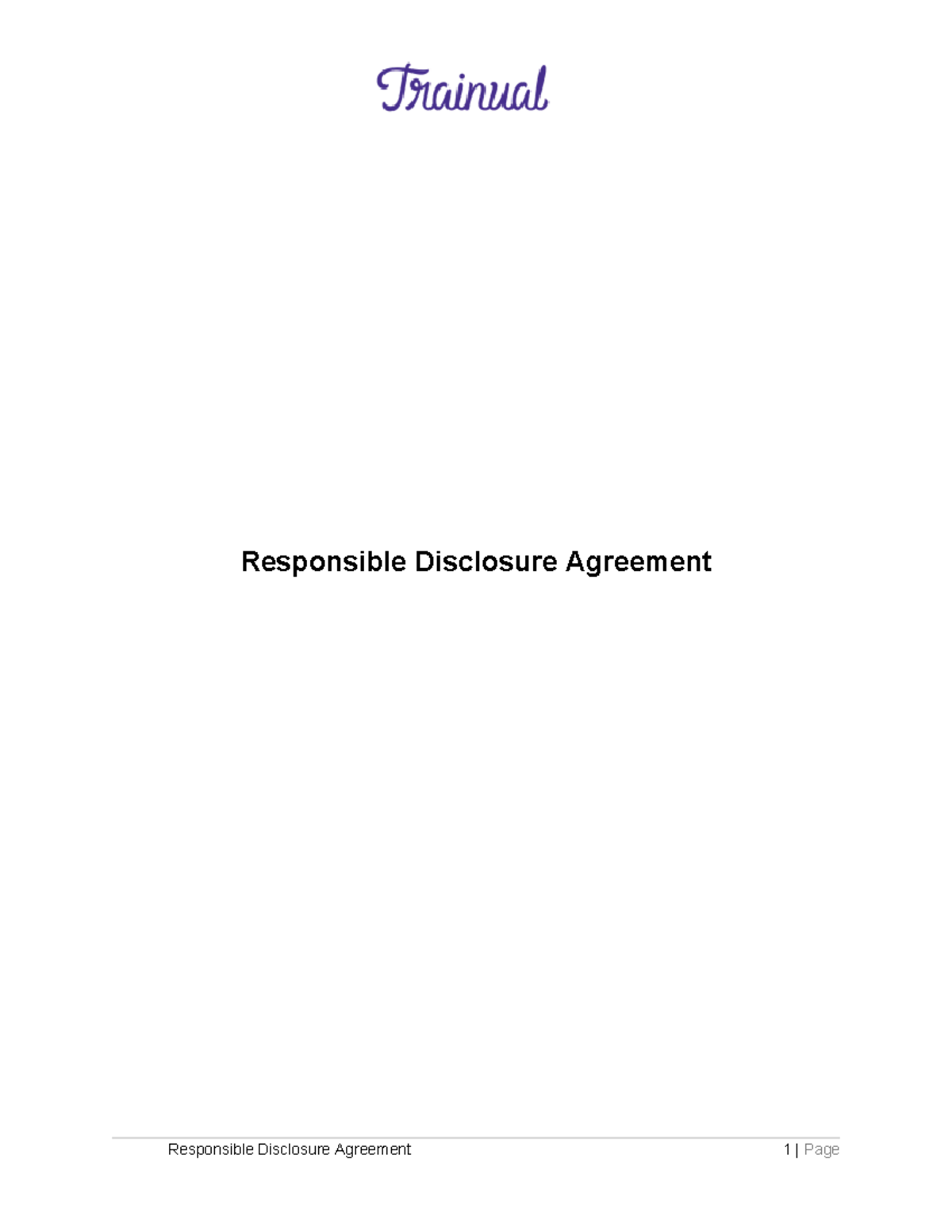 Public Responsible Disclosure Agreement - Responsible Disclosure ...