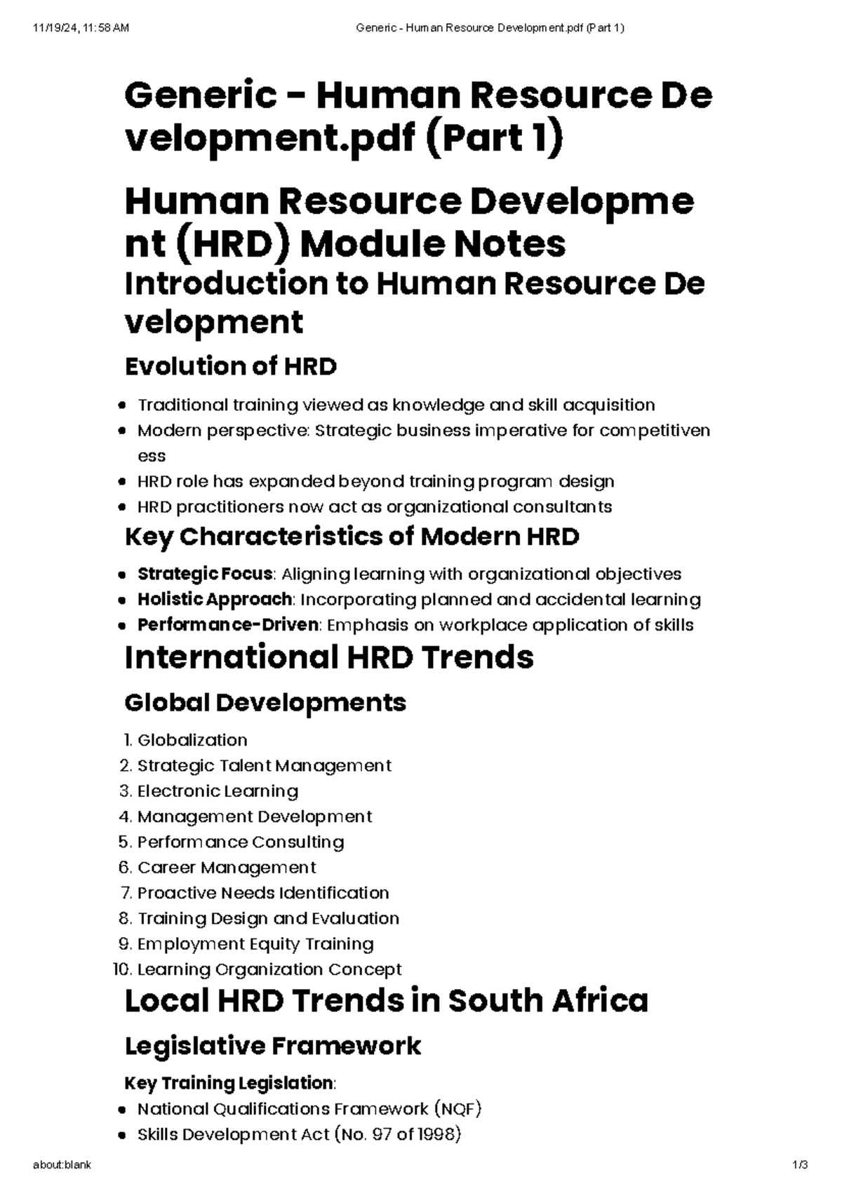 Generic - Human Resource Development.pdf (Part 1) - Generic - Human ...