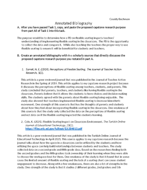 D 180 Task 4 - N/A - Cassidy Buchman D 180 Task 4 Determining Research ...