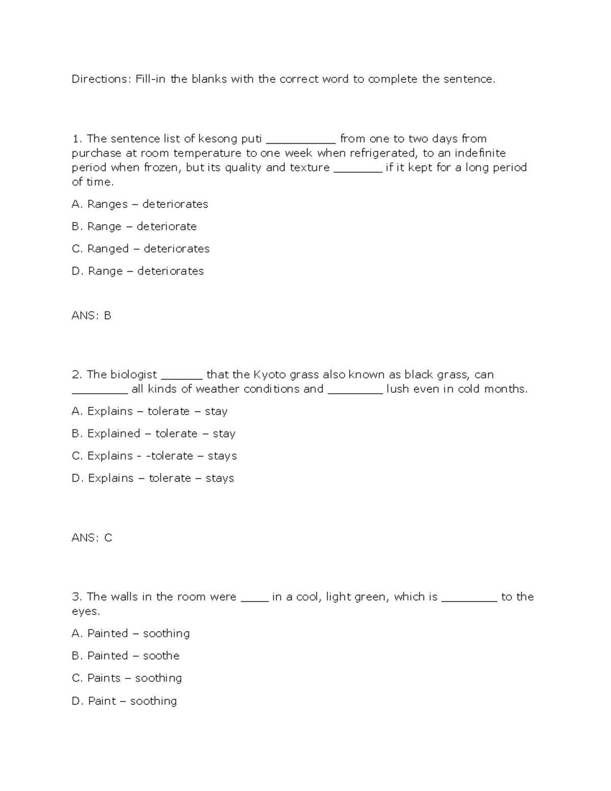 completing-sentences-part-1-directions-fill-in-the-blanks-with-the