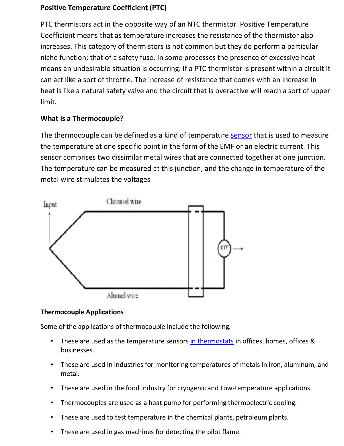 S&T28 Notes - Positive Temperature Coefficient (PTC) PTC thermistors ...