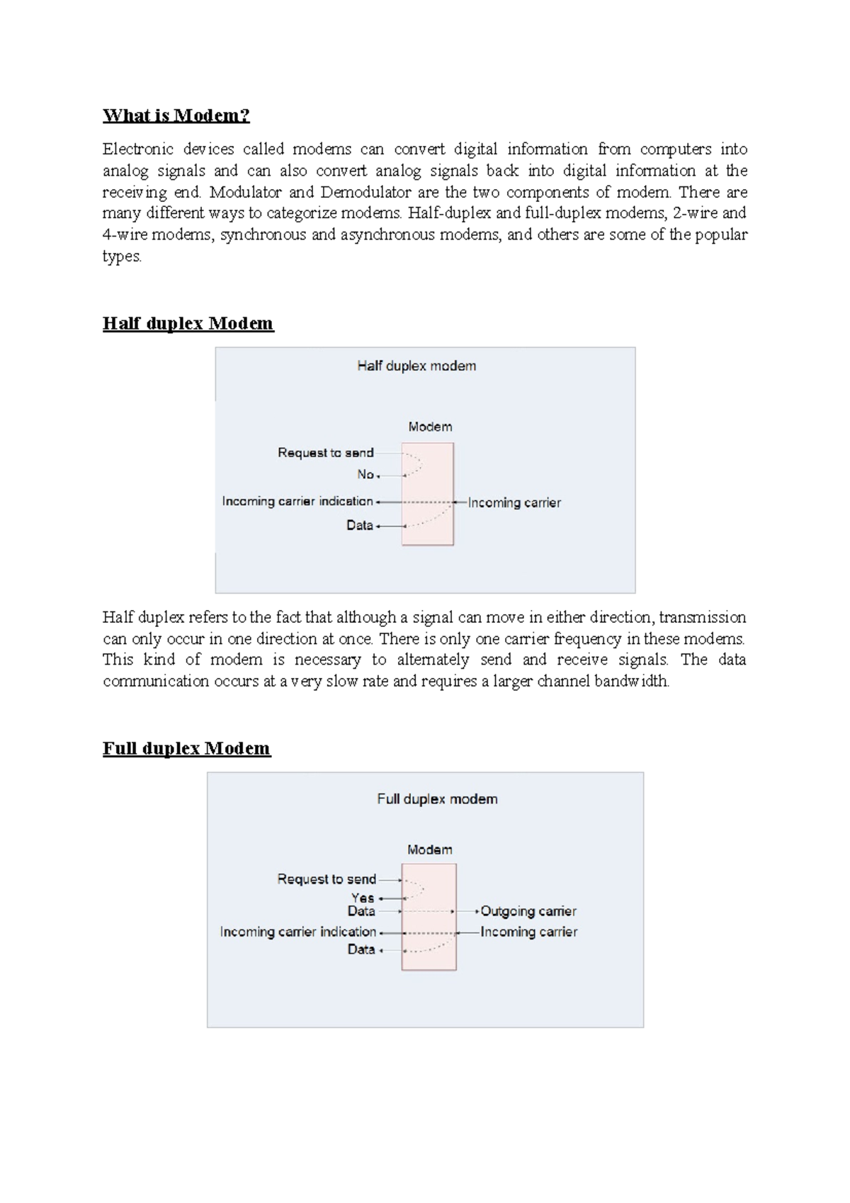 What is Modem - What is Modem? Electronic devices called modems can ...