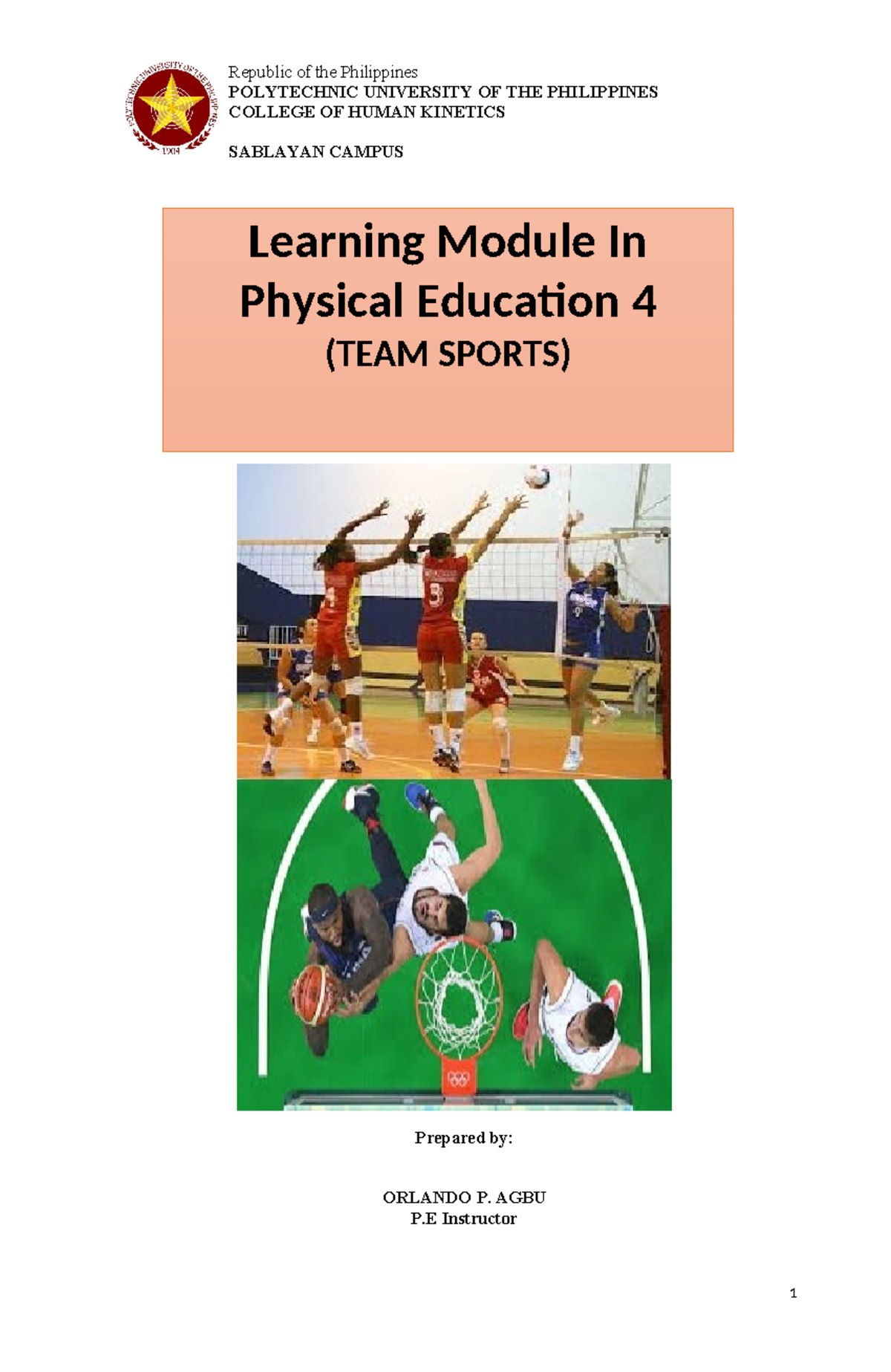 Volleyball - For Learning - Learning Module In Physical Education 4 ...
