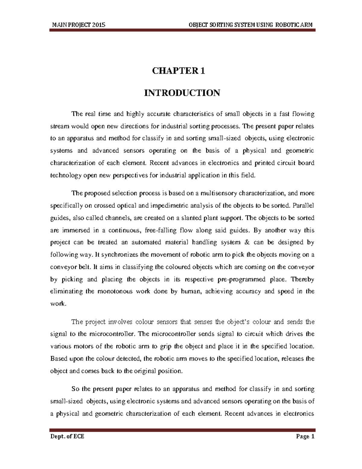 PRO Report - CHAPTER 1 INTRODUCTION The real time and highly accurate ...