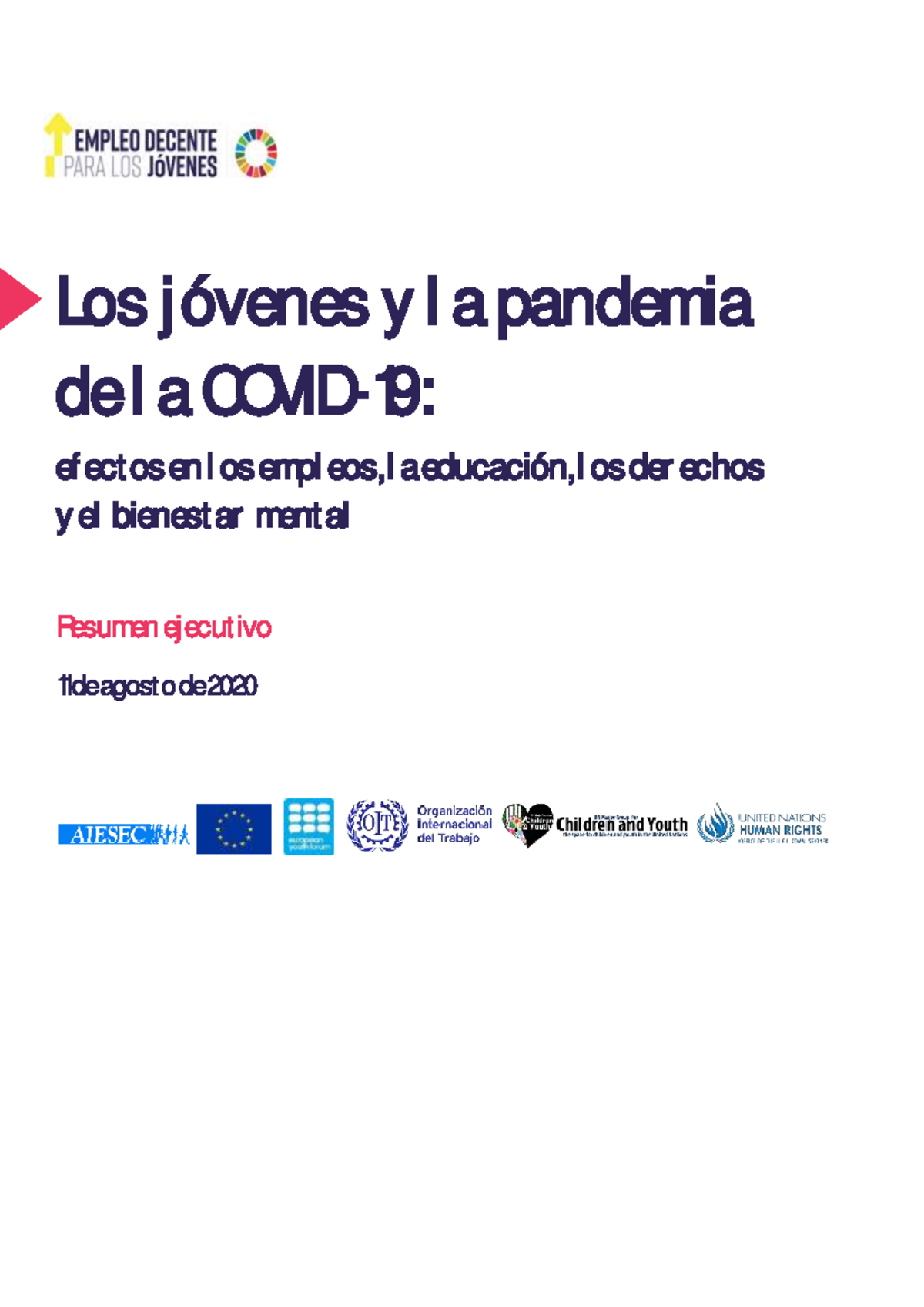 Wcms 753059 - Los jóvenes y la pandemia de la COVID-19: efectos en los ...