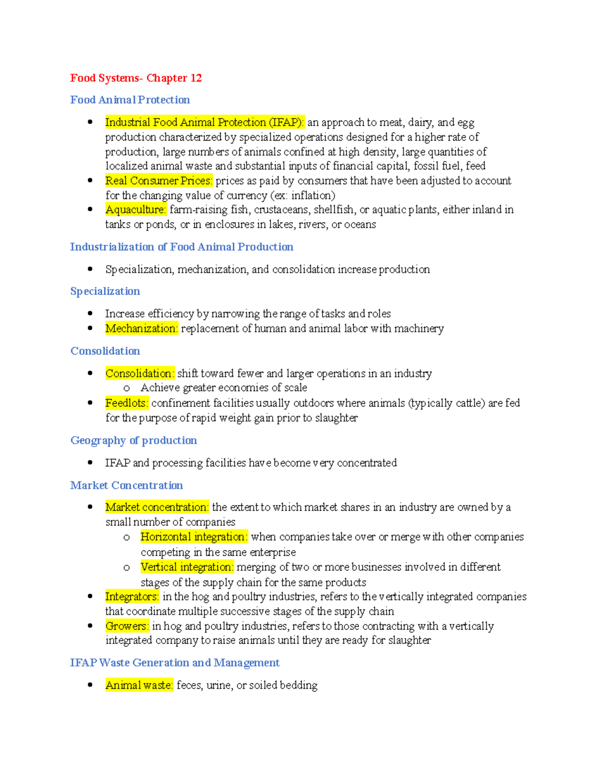 chapter 12 case study food safety