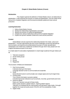 TCW - Module 2 - THE Structures OF Globalization - Chapter 2: The ...