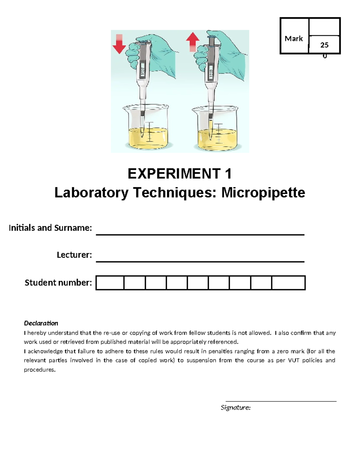 Abbip 2A Experiment 1 2023 - EXPERIMENT 1 Laboratory Techniques ...