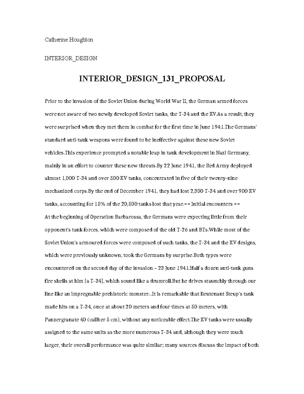 Interior Design 131 Proposal - Catherine Houghton INTERIOR_DESIGN ...