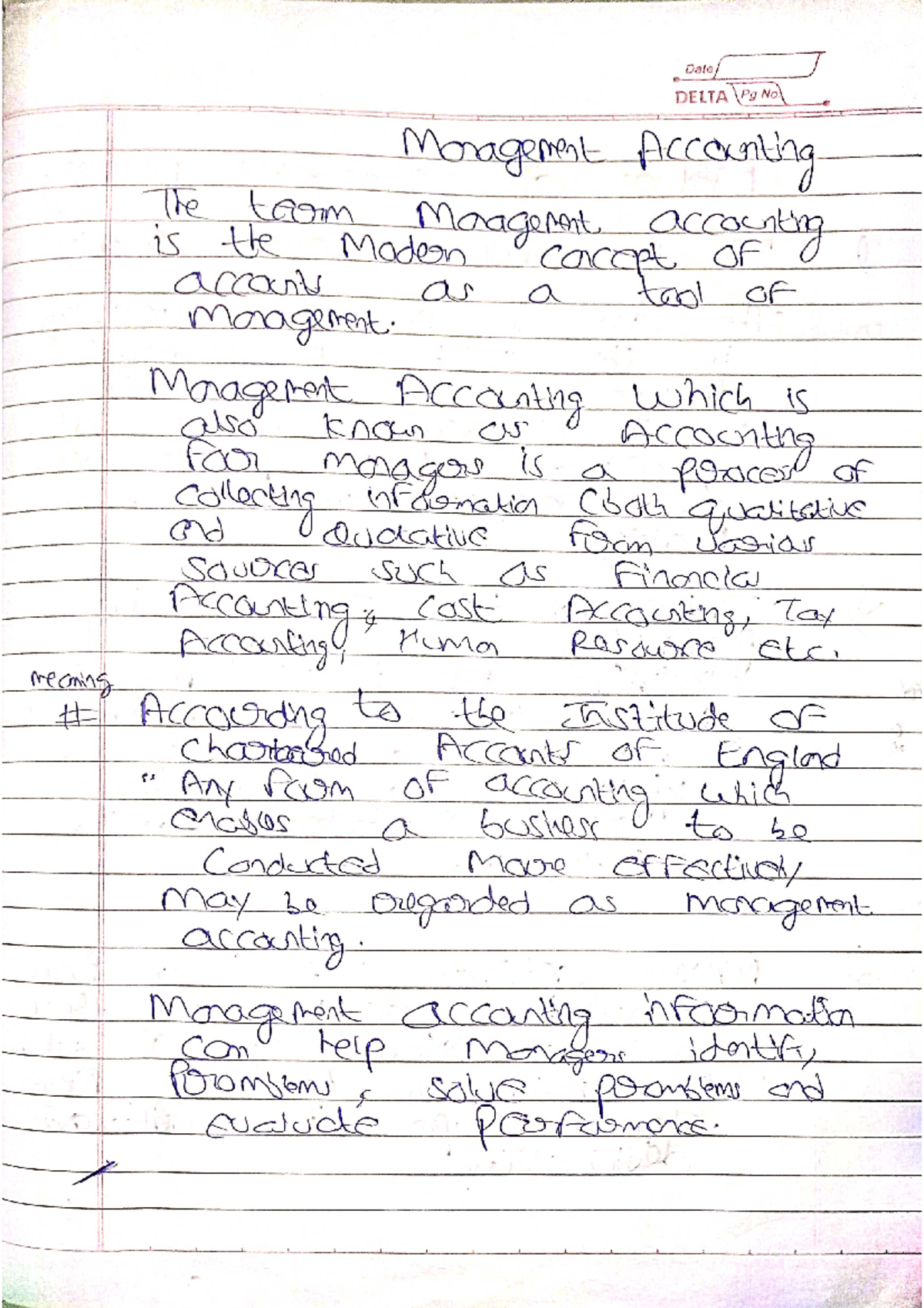 DOC-20240831-WA0006 - Handwritten notes - Date DELTA Pg No Management ...