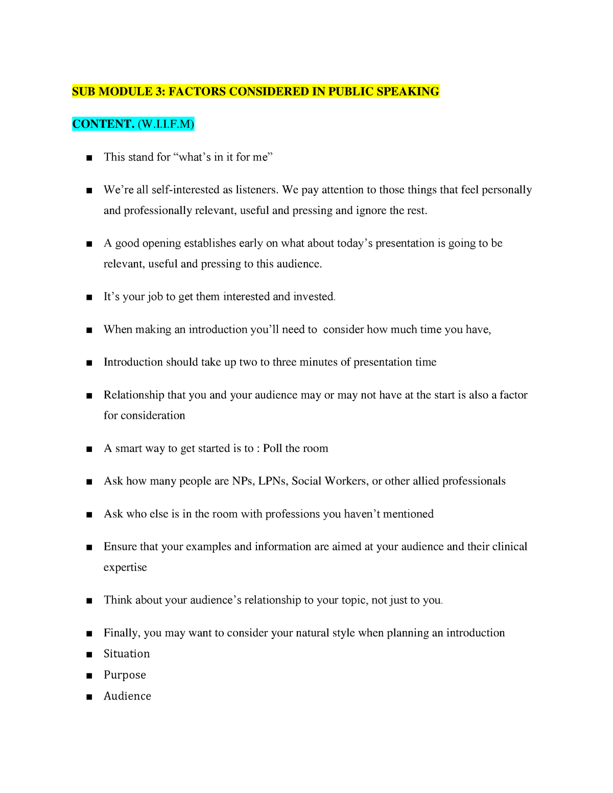 factors-considered-in-public-speaking-w-i-i-f-this-stand-for-what