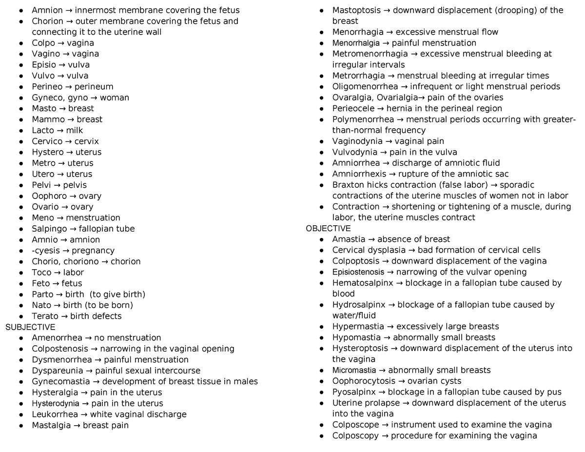 Chapter 13 The Female Reproductive System— Gynecology, Obstetrics ...