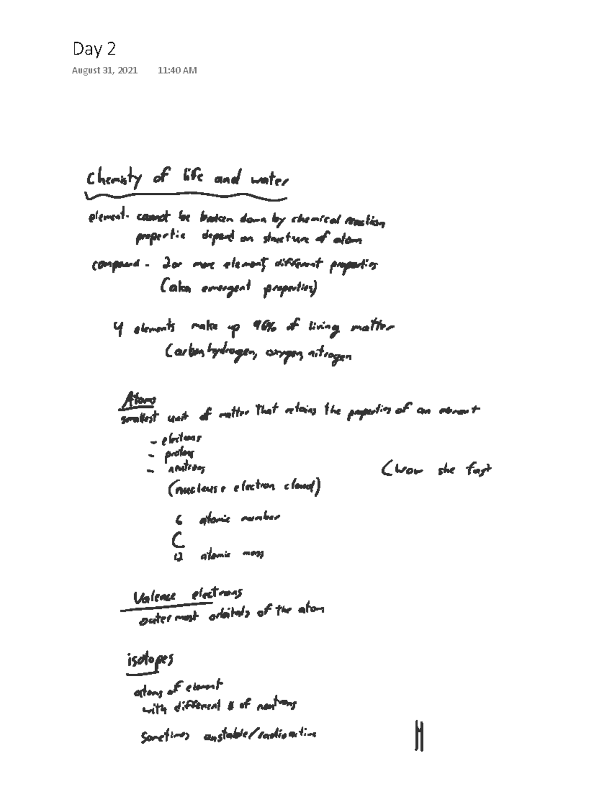 2 - Notes from day - 101-NYA-05 - Day 2 August 31, 2021 11:40 AM - Studocu