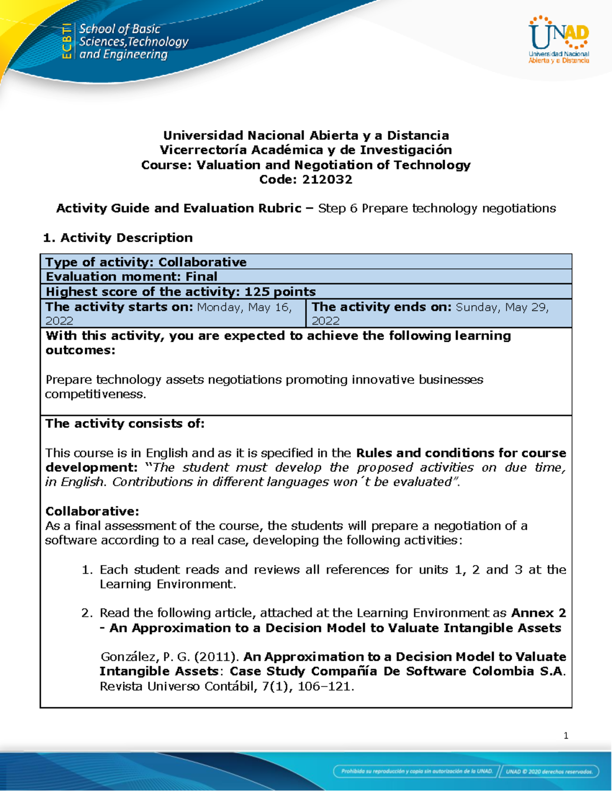 Activity Guide and Evaluation Rubric – Step 6 Prepare technology ...
