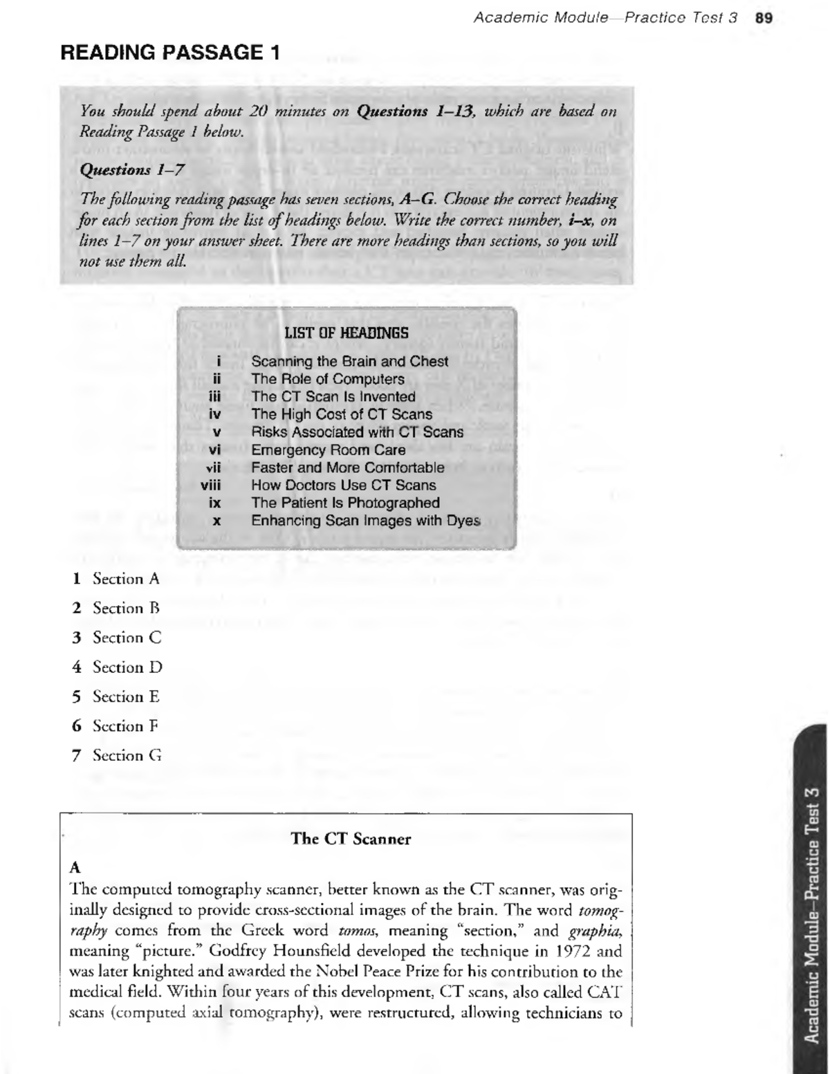 BR Practice TEST 3 English A C A D E M Ic M O D U Le P Ra Ctice