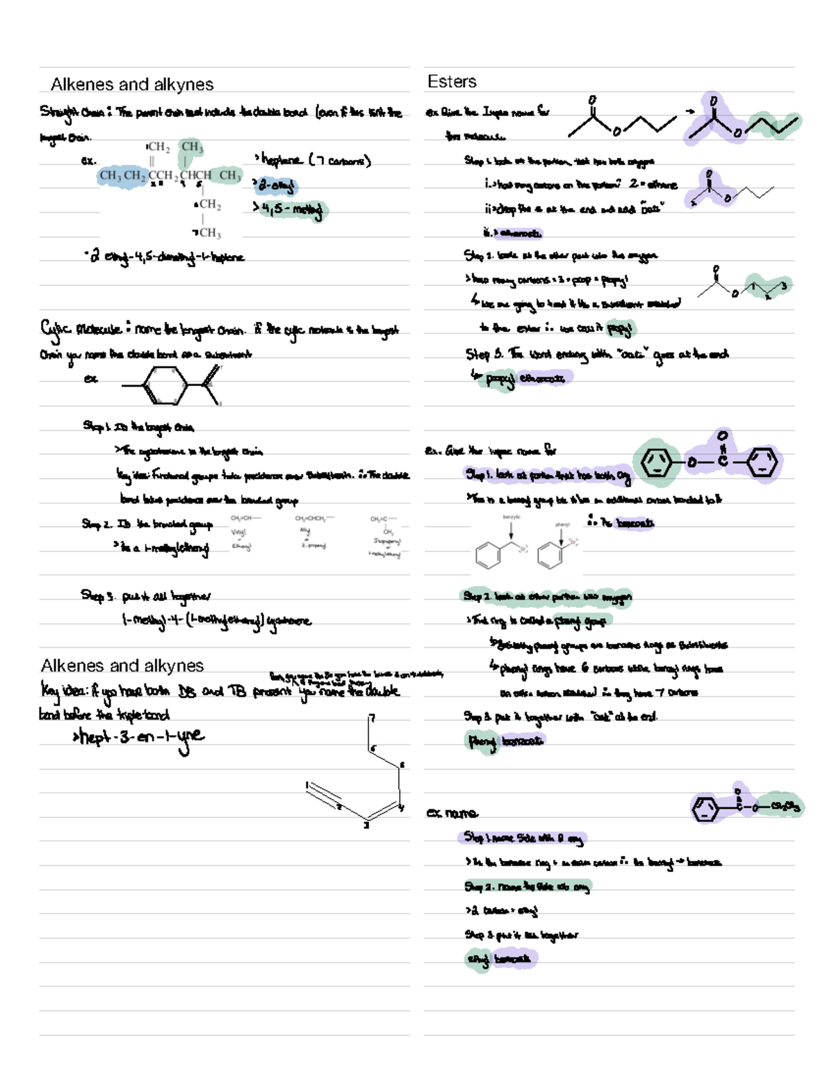 Nomenclature - Professor: Ravdeep Batth - Alkenes And Alkynes Alkenes ...