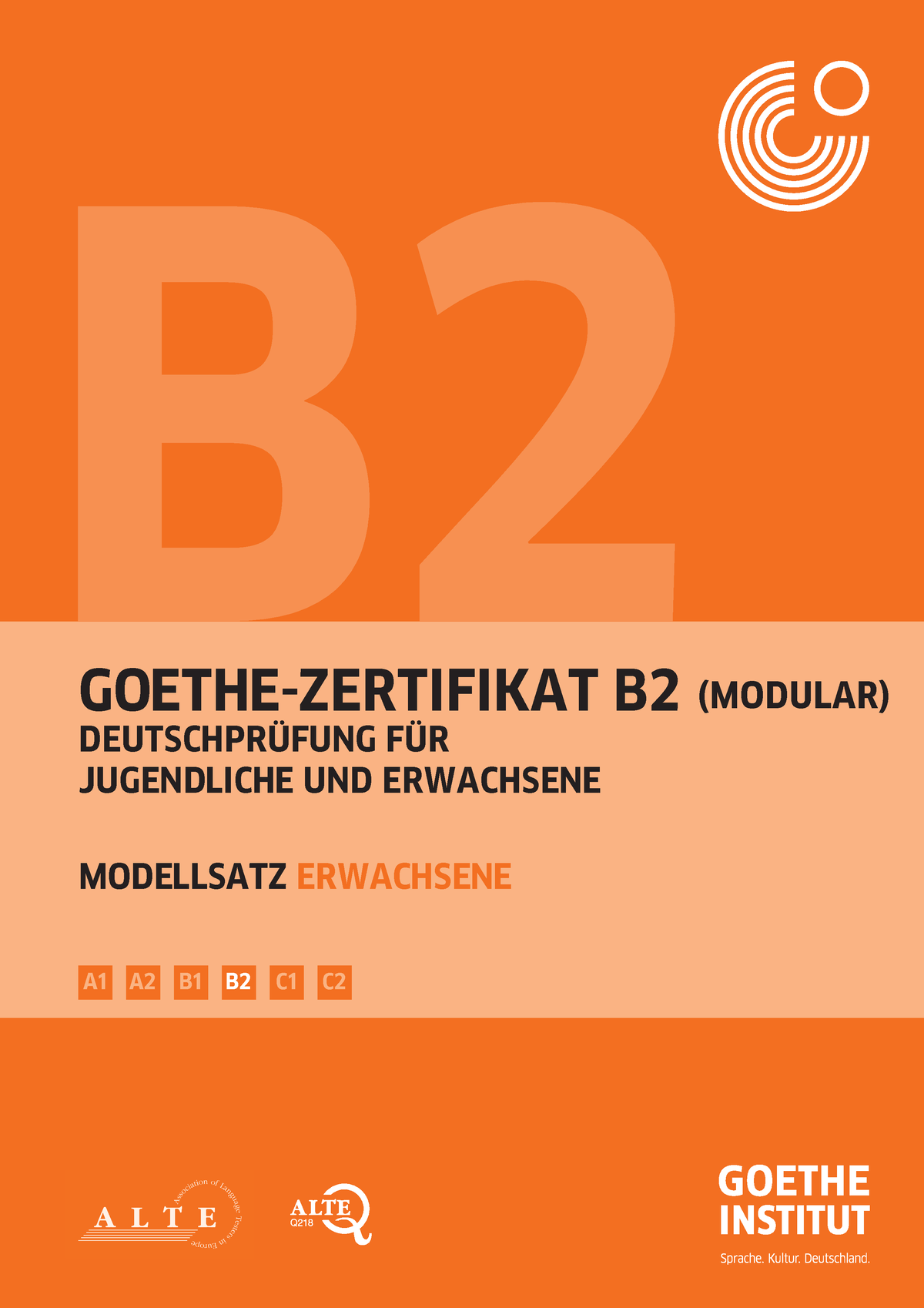 B2 Modellsatz Erwachsene - GOETHE-ZERTIFIKAT B DEUTSCHPRÜFUNG FÜR B ...